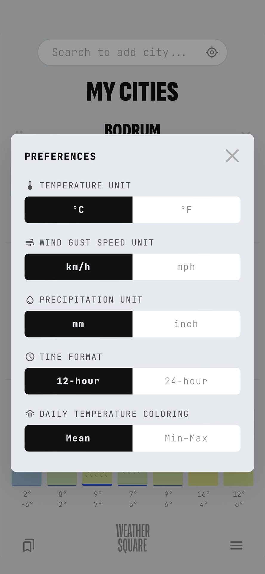 Preferences Modal 0792